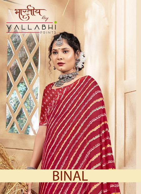 Binal By Vallabhi Swarovski Work Georgette Sarees Wholesale Price In Surat