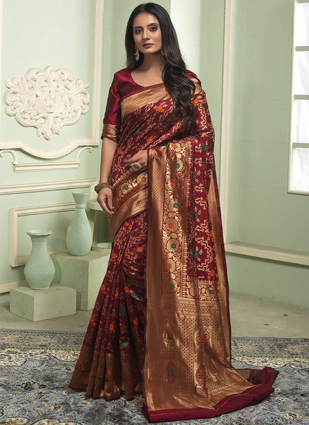 Bindia By Aab Designer Soft Lichi Silk Sarees Wholesale Market In Surat
