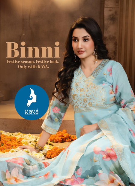 Binni By Kaya Chanderi Printed Surat Kurti With Bottom Wholesale Market
