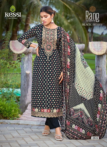 Black Berry By Rang Muslin Digital Printed Dress Material Wholesale Price In Surat Catalog