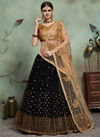 Black Colour Latest Arya Euphoria Vol 2 Party Wear Soft Net Lehanga Choli 2904