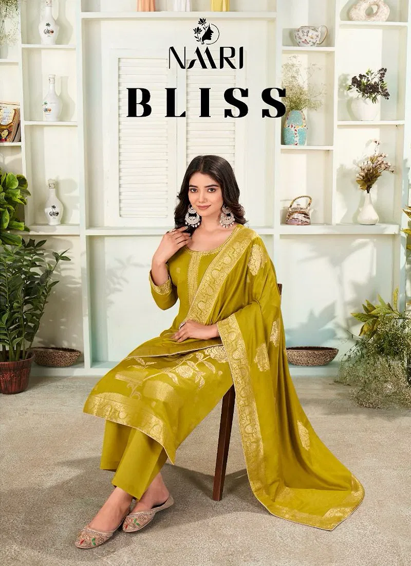 Bliss By Naari Muslin Designer Salwar Kameez Wholesale Shop In Surat Catalog