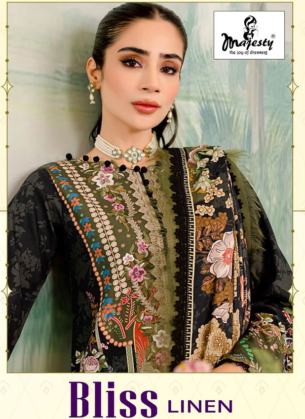 Bliss line By Majesty Cotton Pakistani Suits Wholesale Clothing Suppliers In India