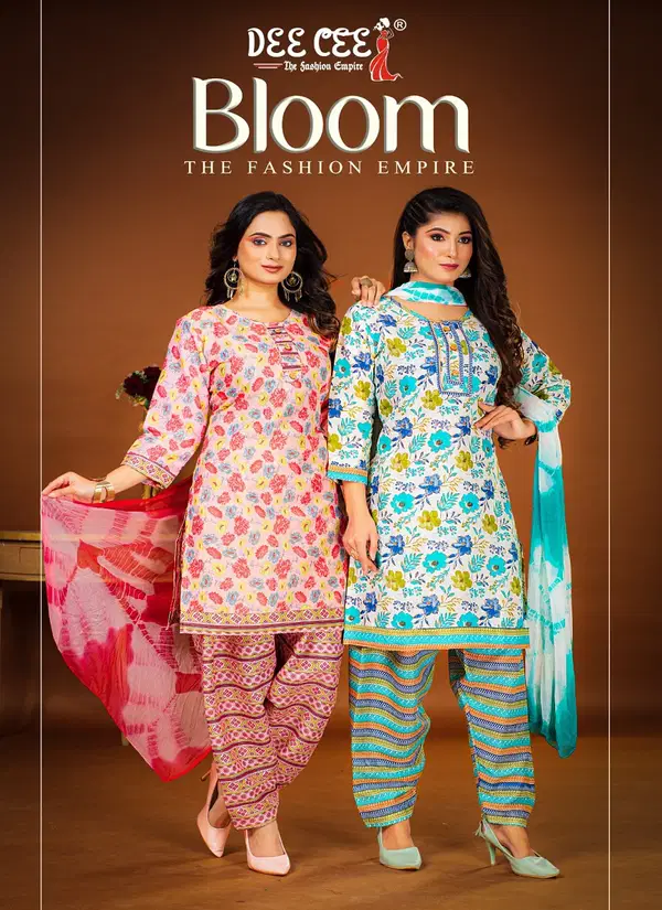 Bloom By Dee Cee Casual Wear Printed Cotton Readymade Suits Wholesale Shop In Surat