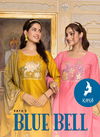 Blue Bell By Kaya Viscose Chanderi Jacquard Kurti With Bottom Dupatta Wholesale Shop In Surat