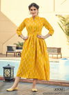 Blue Hills Belt 1 Designer Party Wear Rayon Long Anarkali Kurti Collection