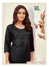 Blue Hills Color Bar 5 Designer Rayon Embroidery Kurti Collection
