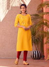 Blue Hills Colorbar 15 Latest Designers Fancy Wear Rayon Kurti Collection