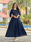 Blue Hills Eye Catching Fancy Designer Ethnic Wear Anarakali Kurti Collection