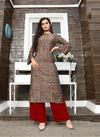Blue Hills Glory Fancy Ethnic Wear Viscose Kurti With Bottom Collection