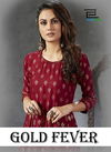 Blue Hills Gold Fever Ethnic Wear Printed Designer Long Kurtis Collection