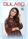 Blue Hills Gulabo 1 Latest Designer Fancy Festive Wear Cotton Printed Long Kurtis Collection
