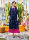 Blue Hills Khwaab 3 Fancy Party Wear Rayon Long Anarkali Kurti Collection