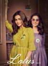Blue Hills Lotus 1 Latest Fancy Designer Festive Wear Chinon Designer Heavy Kurtis Collection
