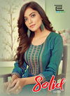 BLUE HILLS SOLID VOL 3 Ethnic Wear Cotton tapeta neck Embroidery Kurti