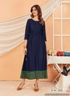 Blue Hills Special 3 New Designer Fancy Festive Wear Rayon Long Kurti Collection