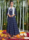Blue Hills Stopwatch Latest Ethnic Wear Rayon Anarkali Kurti With Koti Collection