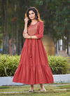 Blue Hills Sun Burn Wholesale Printed Anarkali Kurtis Catalog