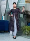 Blue Hills Zia 3 Printed Georgette Party Wear Stylish Kurti Collection