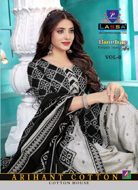 Bombay Patiyala Style Vol 8 By Lassa Printed Cotton Dress Material Wholesale Price In Surat