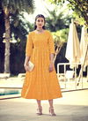 Bonie Agastha Rayon Printed Ethnic Wear Long Anarkali Kurti Collection