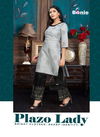Bonie Plazo Lady Latest Fancy Regular Wear Rayon Printed Kurtis With Bottom Collection