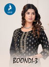 Boondi 3 By Kaya Straight Cut Rayon Printed Kurti With Bottom Dupatta Wholesale Shop In Surat