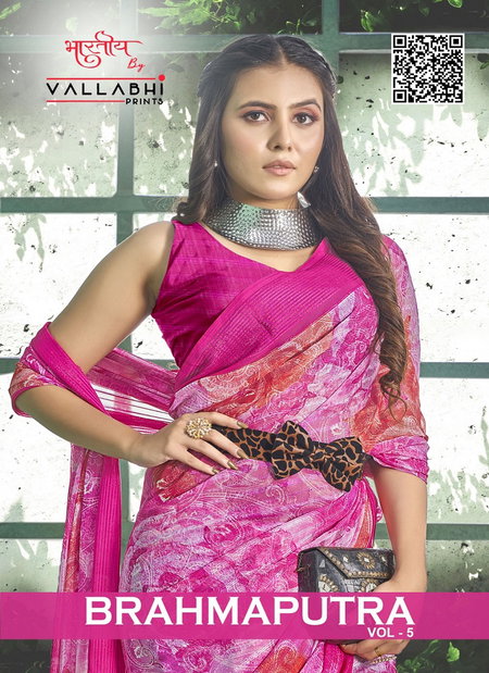 Brahmaputra Vol 4 By Vallabhi Printed Georgette Sarees Wholesale Price In Surat
