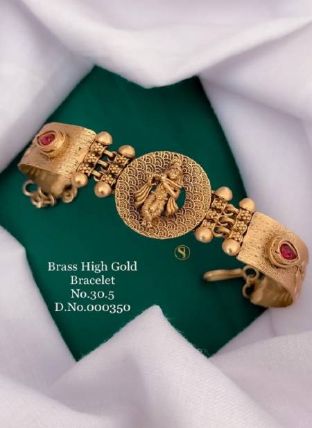 Brass High Gold Bangle Style Bracelets Catalog
