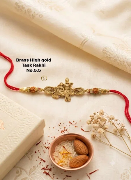 Brass High Gold Task Rakhi 1 