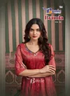 Brinda Vol 2 By Bonie Amazing Jacquard Printed Kurti Wholesalers In Delhi