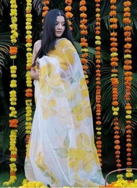 Haldi rasam saree