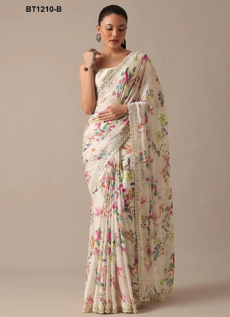 BT 1210 Colours Georgette Designer Party Wear Sarees Wholesale Clothing Suppliers In India