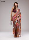 BT 3118 Colours Georgette Designer Printed Saree Maunfacturers