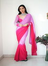 BT 391 Colours Fancy Party Wear Georgette Readymade Saree Suppliers In India