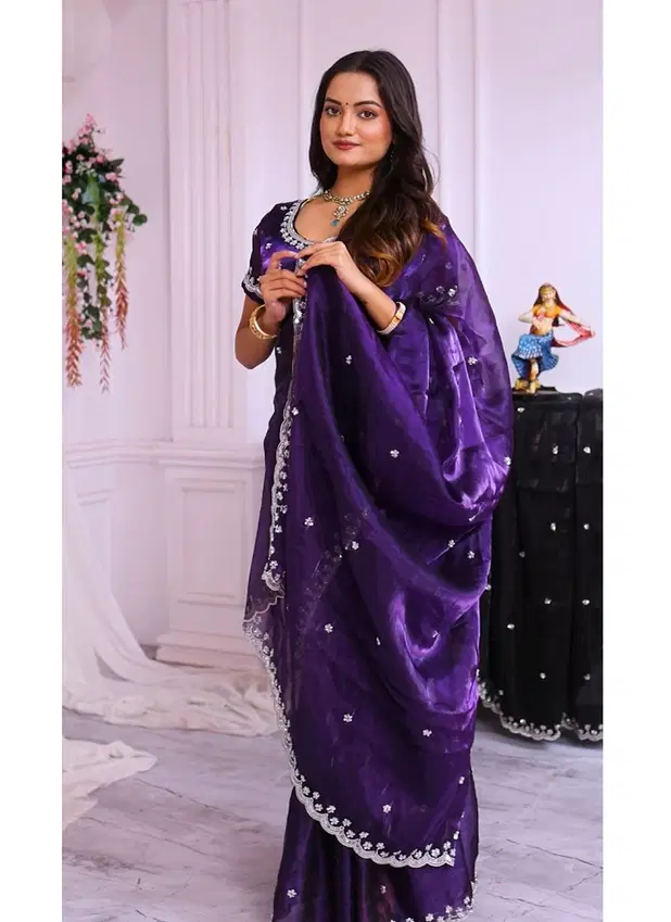 BT 400 Designer Zimmy Choo Silk Saree Wholesale In India