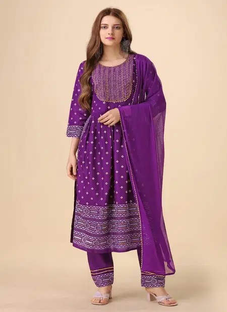 Bulbul 4 Naira Cut Rayon Printed Kurti With Bottom Dupatta Wholesalers In Delhi