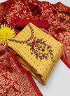 Bulbul Designer Suits 3 Fancy Neck Work Casual wear Dress Material Collection

