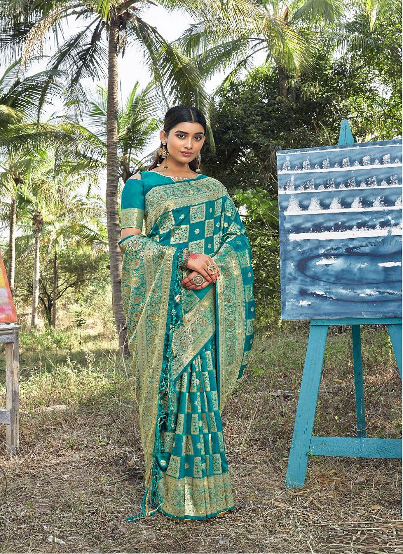 Bunawat Mrignyani Wholesale Designer Banarasi Silk Saree Catalog