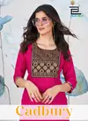 Cadbury By Blue Hills Block Print Rayon Kurtis Wholesale Price In Surat