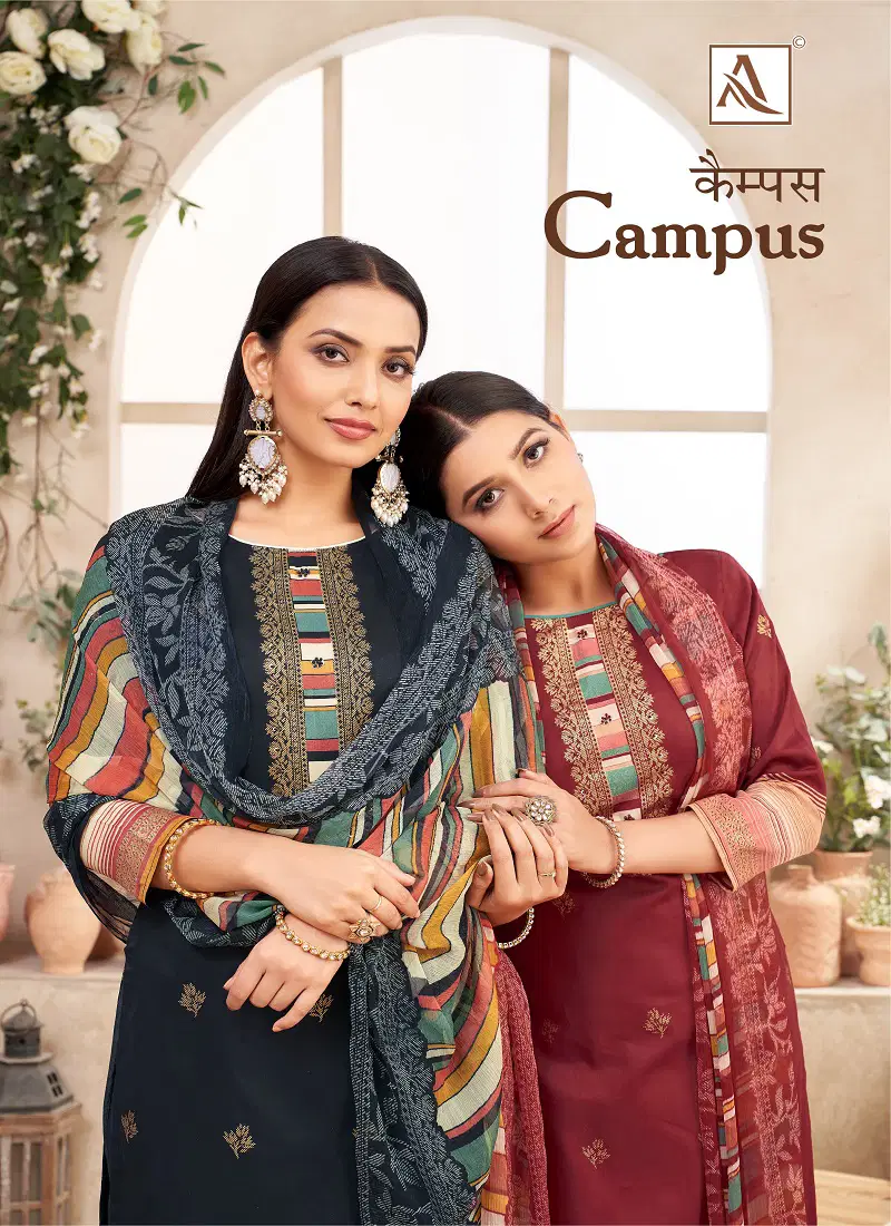 Campus By Alok Siuit Printed Designer Dress Material Wholesale Shop In Surat Catalog