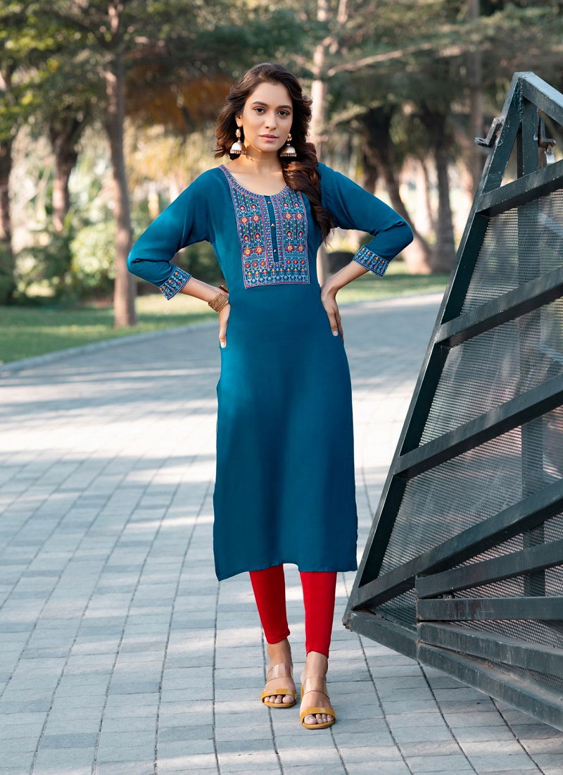 Candy Crush Vol 2 By Colourpix Embroidery Kurtis Catalog