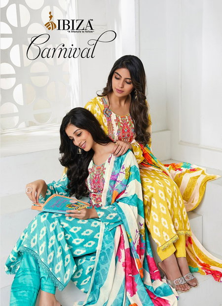 Carnival By Ibiza Bemberg Maslin Designer Salwar Kameez Suppliers In India
