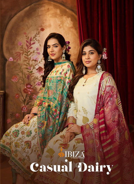 Casuai Dairy By Ibiza Gucci Silk Printed Designer Salwar Suits Wholesale Shop In Surat