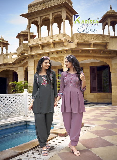 Celina By Karissa Afghani Style Top With Bottom Wholesale Shop In Surat Catalog