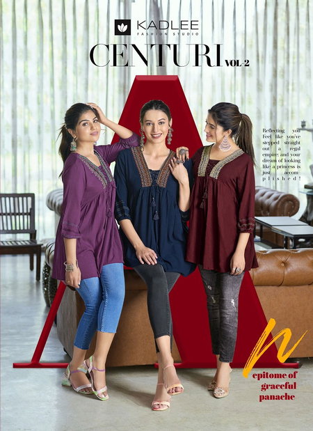 Centuri Vol 2 By Kadlee Rayon Western Ladies Top Wholesalers Online