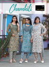 Chamkili By Manjeera Daman Work Printed Kurti With Bottom Wholesale Online