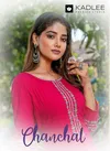 Chanchal By Kadlee Rayon Embroidery Kurti Bottom With Dupatta Orders In India