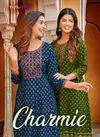 Charmie By Tips And Tops Rayon Slub Foil Printed Kurti Catalog
