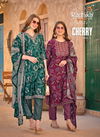 Cherry Vol 2 By Radhika Printed Embroidery Kurti With Bottom Dupatta Wholesale Market In Surat